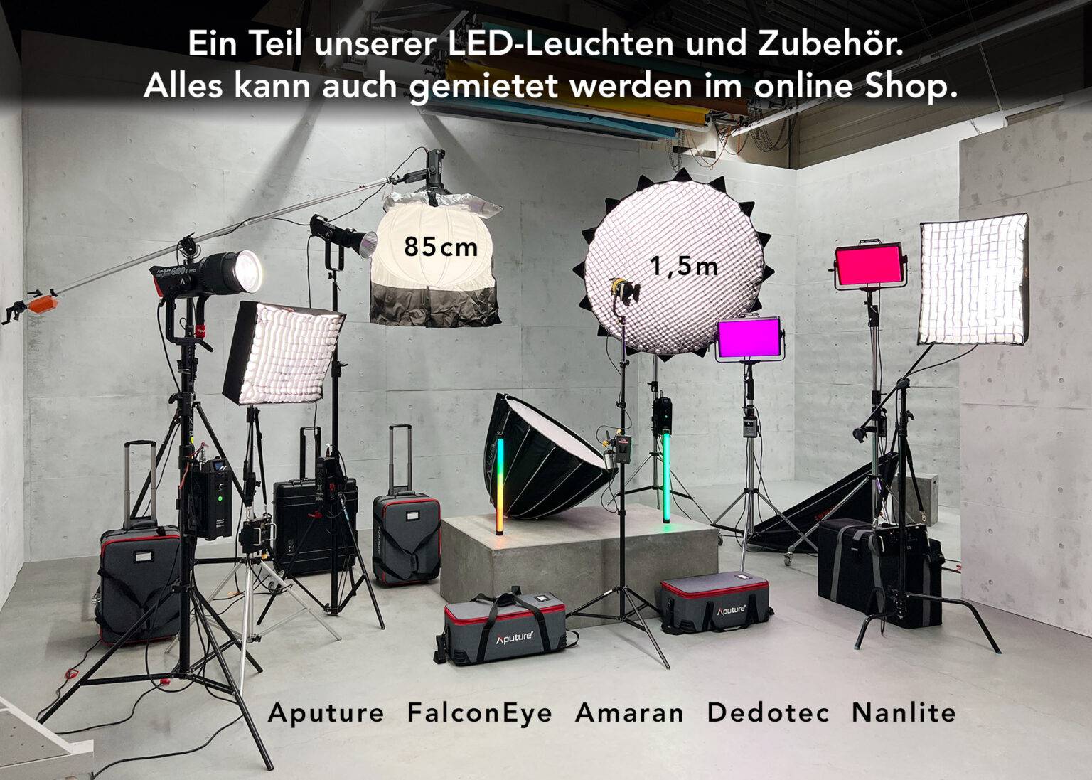 LED Licht mieten für Filmproduktion