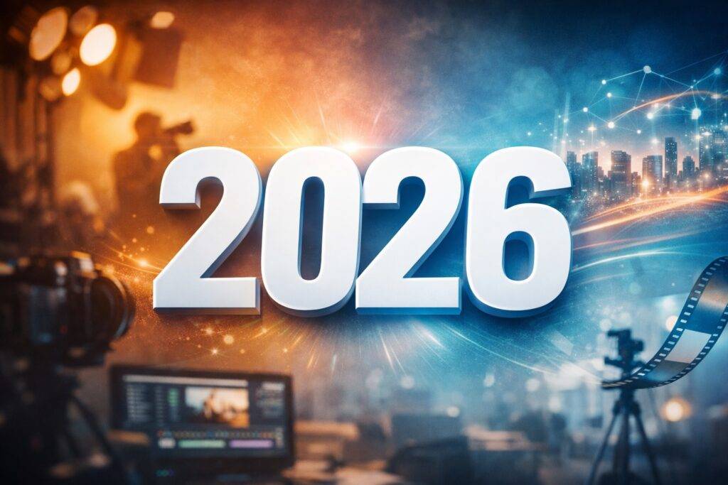 Jahr 2026 im Filmstudio, Kameras und Lichter, Fotostudio und Videoproduktion in Winterthur.
